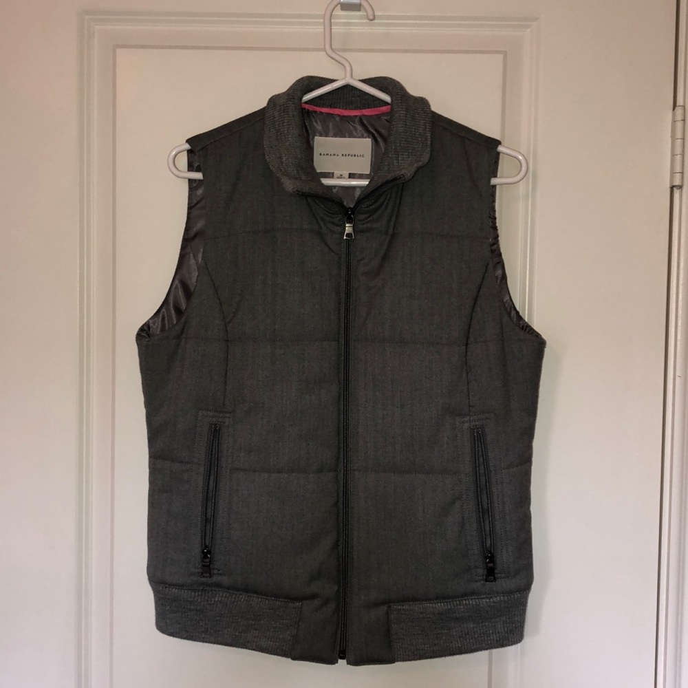 Gray vest (Banana Republic)